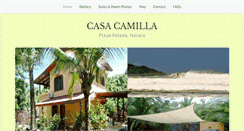 Desktop Screenshot of casacamillanosara.com